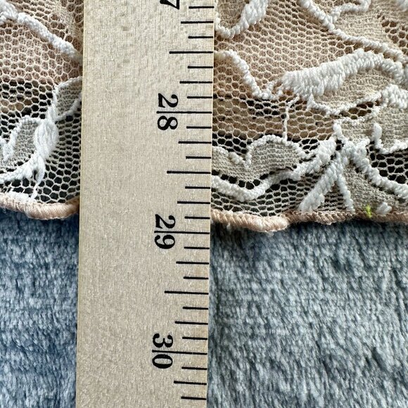 DressBarn Lace Overlay Blouse Women’s 3X Pink Short Sleeve Wedding *Made in USA* - Picture 3 of 11